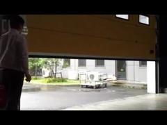 Geïsoleerde industriële sectiedeuren RAL9006 / RAL9002 Kleur Voor magazijn