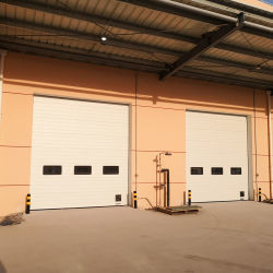 kopen Verticale opheffingsrol metalen buitengaragedeuren of sectiedeuren voor magazijnen en laaddocks online manufacture