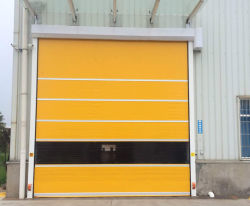 kopen Aanpasbare Veerkrachtige PVC Snelle Deur Vorstbestendige Ramen Automatische Baan Reset Voor Prestaties online manufacture
