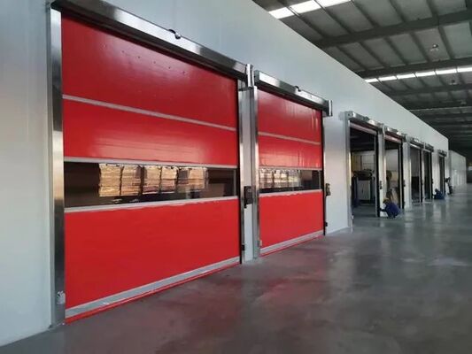 kopen PVC hoge snelheid spiraaldeur met 0,8-1,2m/s Openingssnelheid 1000-1500 keer/dag Hoogfrequentie en gegalvaniseerd stalen frame online manufacture
