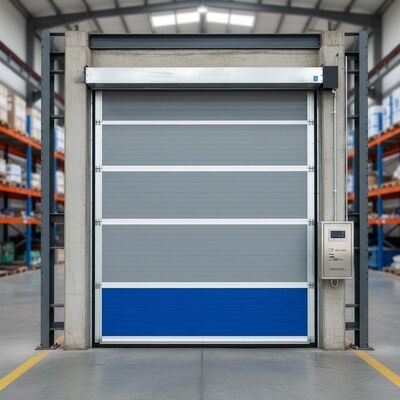 kopen Bedrijfstemperatuurbereik min 20 graden Celsius tot 60 graden Celsius Industriële Sneldeur met voeding 50 60Hz en windweerstand tot 120 km/u voor industriële toepassingen online manufacture