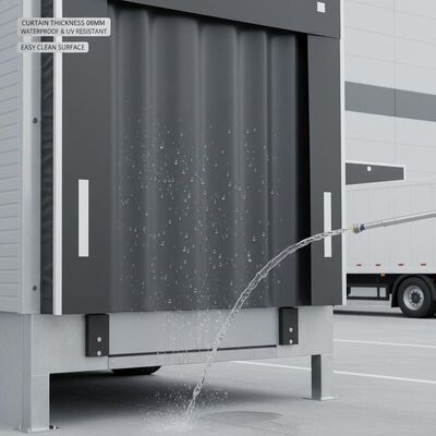 kopen Gordijn dikte 08mm Laad Dock Shelter Biedt Waterdichte UV-bestendige Stof en Onderhoudsarme Gemakkelijk te Reinigen Oppervlakken online manufacture