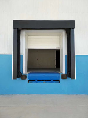 Mechanische laaddockshelter PVC Canvas vouwdoorkluizen