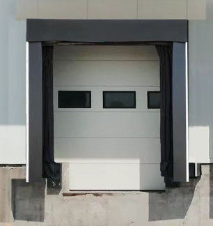 ISO 9001 Versterkt laaddock schild voor weerbescherming met HDG-staalboog