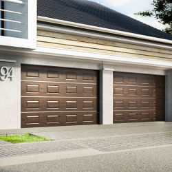 Gepersonaliseerde Smart Electric Garage Door Moderne Villa sectioneel Aluminium Garage Door