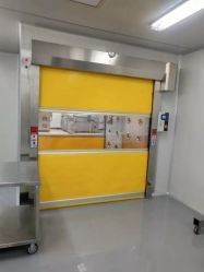 Hoge snelheid PVC-doorknop stofdicht hoge snelheid rolluik deur schoonkamer snelle scheiding rolluik deur