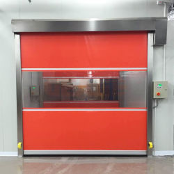 PVC hogesnelheidsdeuren betrouwbare prestaties voor drukke magazijnen met automatische opening