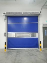 Verbetering van de productiviteit PVC hogesnelheidsdeur 2 M/s Openingssnelheid 1000-1500 Hoogfrequente openingen