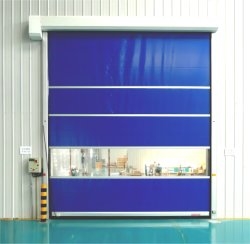 Verbetering van de productiviteit PVC hogesnelheidsdeur 2 M/s Openingssnelheid 1000-1500 Hoogfrequente openingen