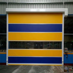 Hoge Snelheid Rollende Openingsmethode PVC Deur Gemakkelijke Vervanging Eenvoudig Onderhoud Zelfreinigende Coating