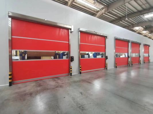 0.75W industriële snelle deur 220V / 380V automatische snelle deuren vrij spring