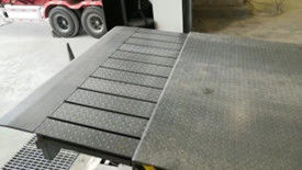 Telescopische hydraulische laaddock leveler aanpasbaar motorvermogen 1.1KW 380V 50HZ