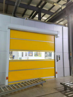 Windweerstand 15 - 20 m/s Industriële snelle deur met gegalvaniseerd staalframe