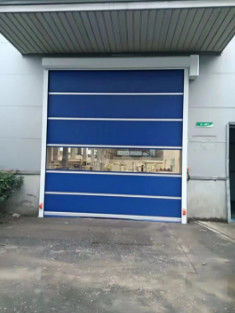 PVC Stof Industrial Fast Door 0.75W Automatische Roll Up Doors