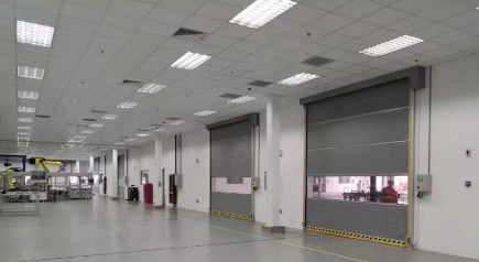 PVC-doors automatische snelwerkende roldeuren industriële