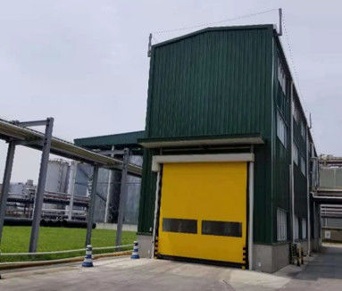 CE industriële snelle deur hoge sterkte polyester PVC-vezel gordijn dikte 0,8 mm