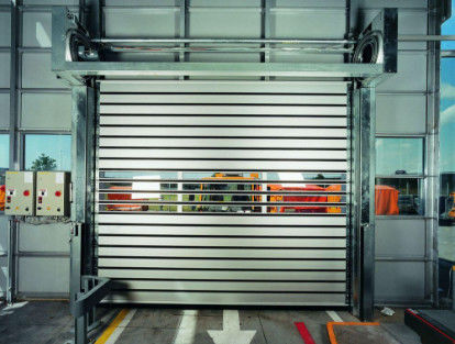 1250 mm - 7000 mm Breedte Hoge snelheid Spiraal deur paneel Dikte 40 mm