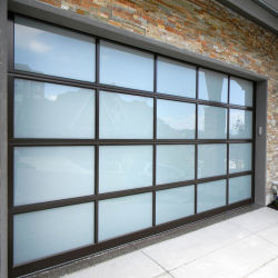Aluminiumlegering Elektrische Duurzame Schuifbare Overhead Sectieve Garagedeur Huis Hotel Sectieve Garagedeur