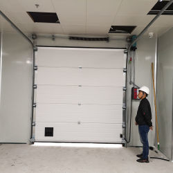 Industriële grote winddichte automatische veiligheid rolluik deur magazijn fabriek grote garage