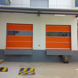 Interieur-Exterieur deur Aluminium PVC rolopperhoog hogesnelheidsdeur