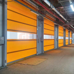 PVC hogesnelheidsdeuren betrouwbare prestaties voor drukke magazijnen met automatische opening