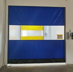 Verbetering van de productiviteit PVC hogesnelheidsdeur 2 M/s Openingssnelheid 1000-1500 Hoogfrequente openingen