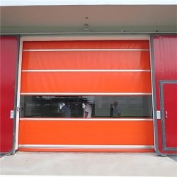 Geluidsreductie PVC snelle deur met speciale frequentieomrekeningsmotor Automatische open stijl Geluidsreductie tot 30 dB